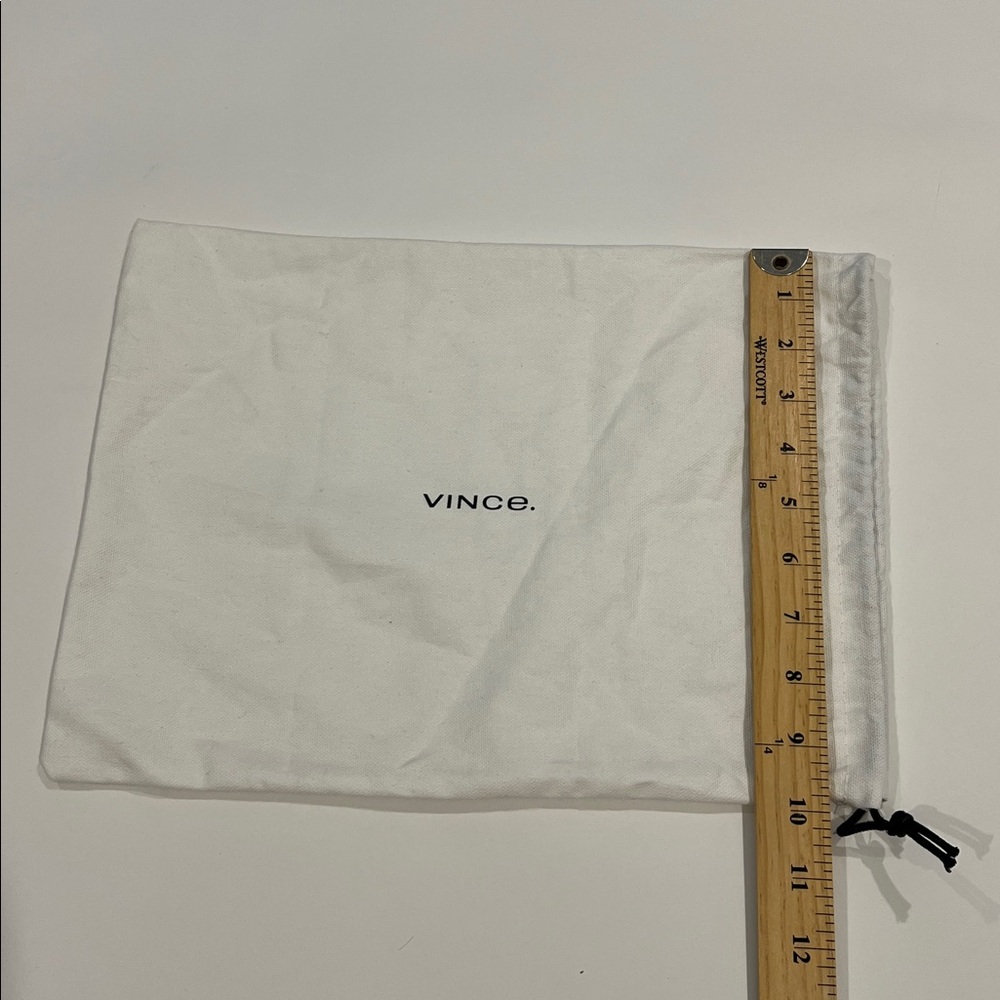 Vince White Drawstring Pouch - Picture 3 of 3